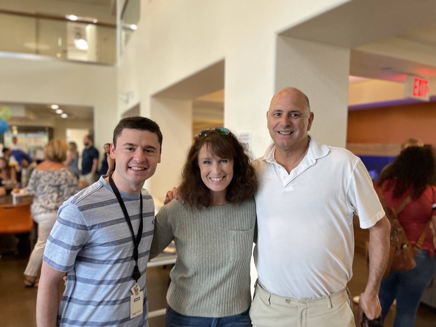 Zack Warner with family at a Treasure House gathering